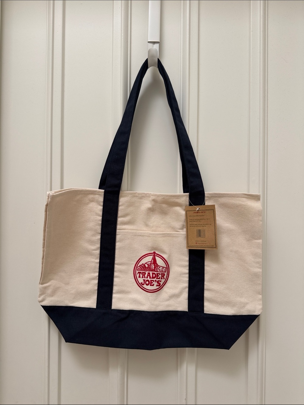 NWT Trader Joe’s Large Navy Tote